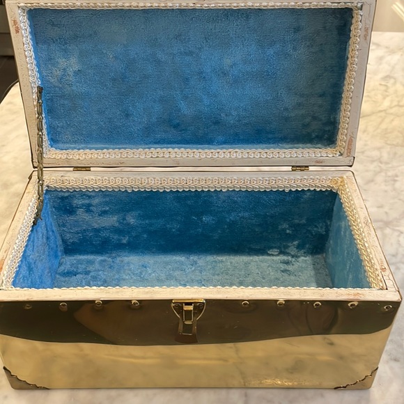 Vintage Storage & Organization Beautiful Brass Vintage Jewelry Box